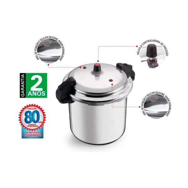 Panela de Pressão 20 litros Profissional com Fechamento Externo - Image 3