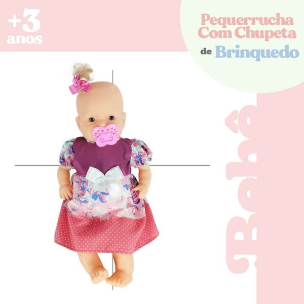Boneca Pequerrucha Com Chupeta - Image 3