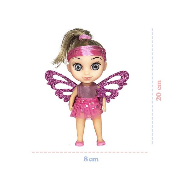 Boneca Shiny Angels 3 em 1 Sereia Fada e Bailarina - Image 7
