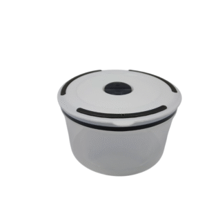 Conjunto 5 Potes Herméticos de Plástico Com Tampa