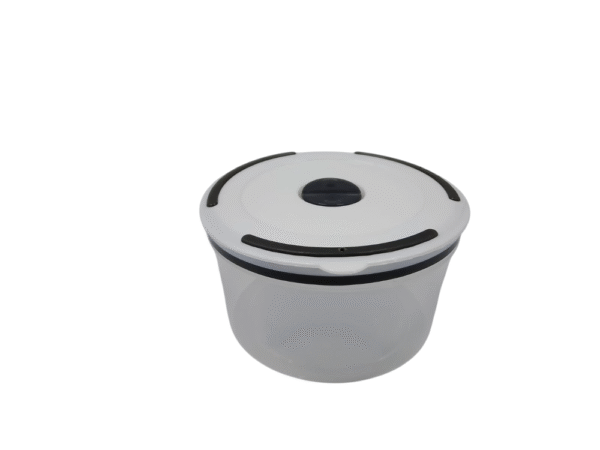 Conjunto 5 Potes Herméticos de Plástico Com Tampa