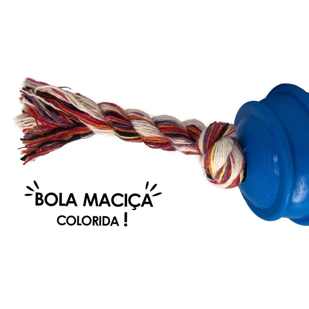 Bola Mordedora com Corda de 2 Nós para Cães 50mm - Sortido - Image 5
