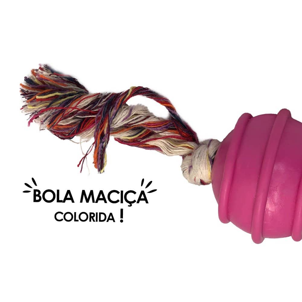 Bola Mordedora com Corda de 2 Nós para Cães 50mm - Sortido - Image 6