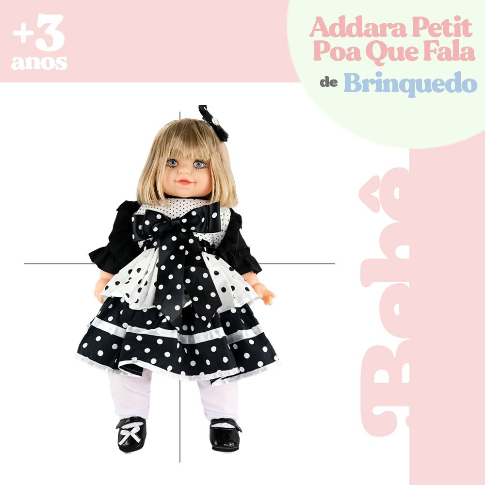 Boneca Addara Petit Poa Que Fala - Image 2