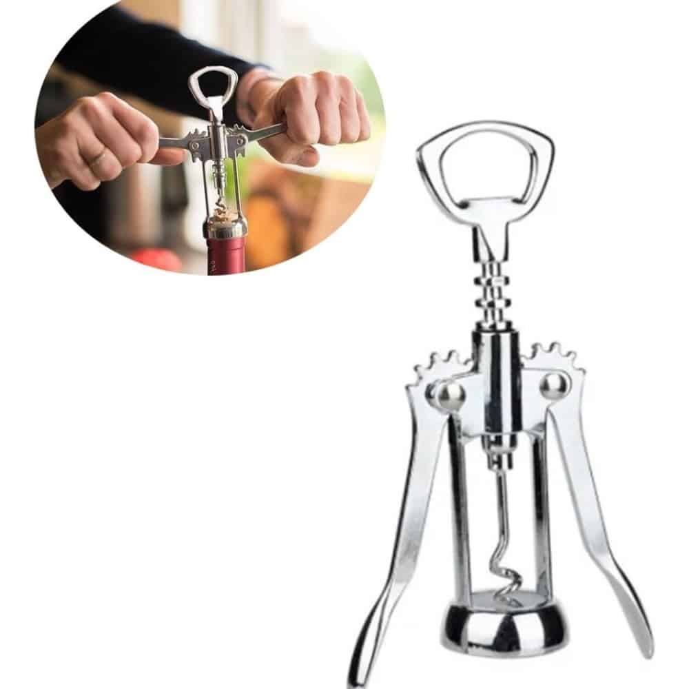 Saca Rolhas Inox Abridor De Garrafas - Image 3