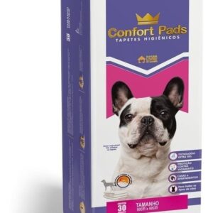 Tapete Higiênico Para Cachorro 80x60cm Confort Pads 30un