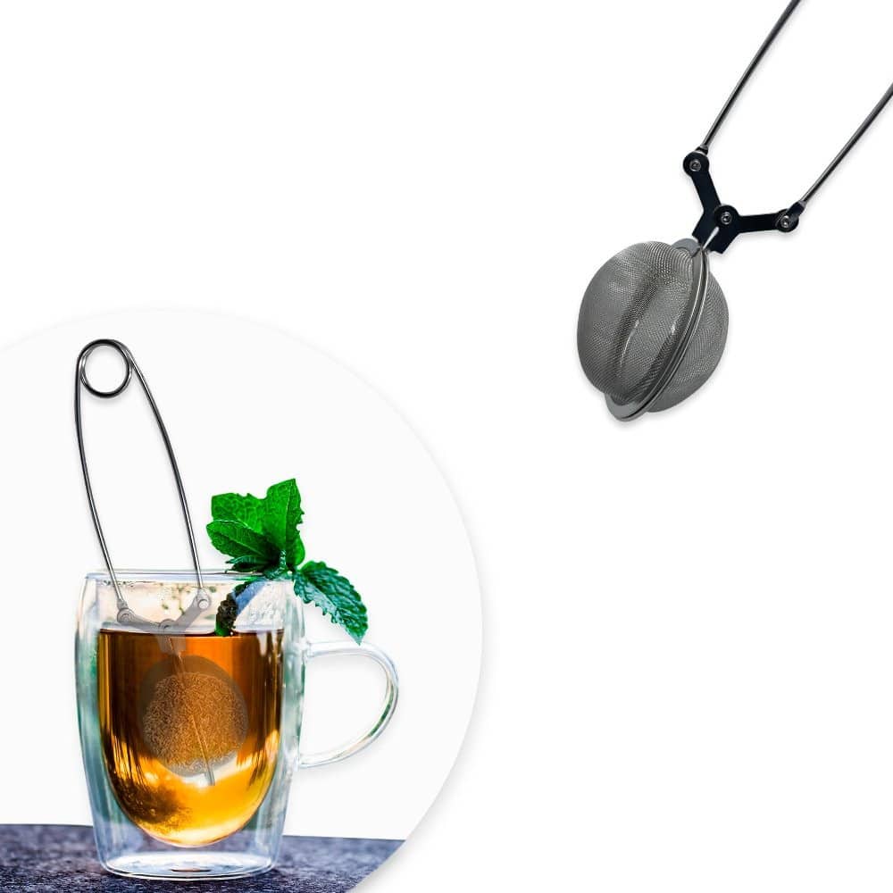 Infusor De Chá Inox Coador Peneira Ervas - Image 4