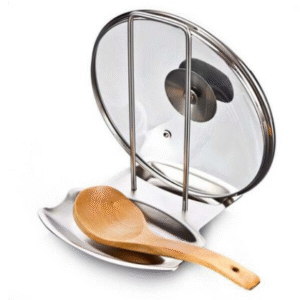 Rack para Tampas de Panelas Inox Multifuncional | W Plugo