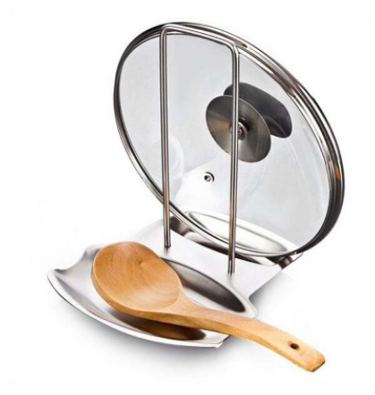 Rack para Tampas de Panelas Inox Multifuncional | W Plugo