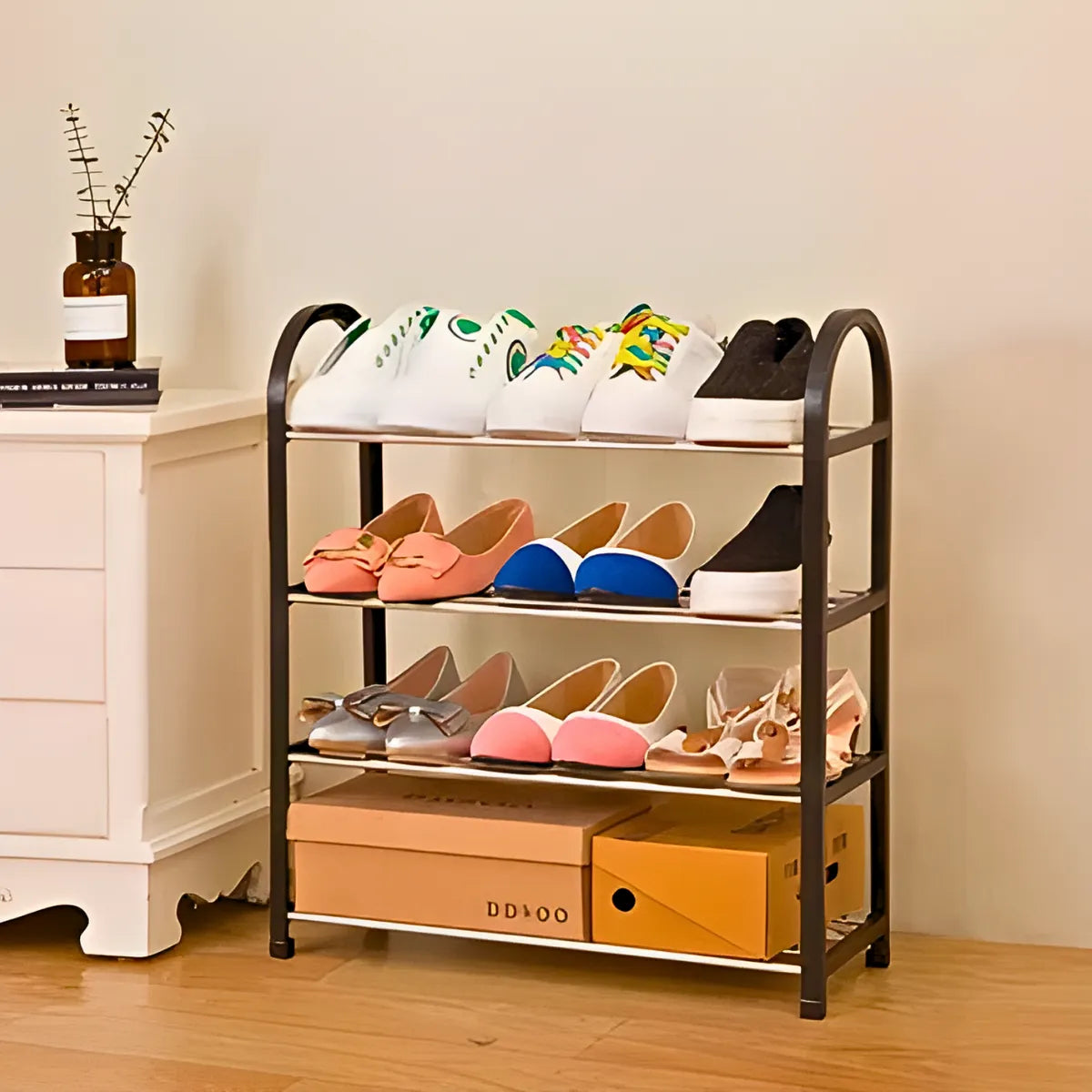 Sapateira 4 Andares 8 Pares Organizador | W Plugo